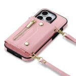 iPhone15背面型ケース ショルダーストラップ付きケース15Pro PUレザー ケース  iPhone15Pro max PU合成革 レザー ケース スマホケース 全5色 SKU:IPC05022024001 - Image 5