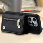 iPhone15背面型ケース ショルダーストラップ付きケース15Pro PUレザー ケース  iPhone15Pro max PU合成革 レザー ケース スマホケース 全5色 SKU:IPC05022024001 - Image 13