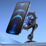 Magsafe対応 車載ホルダー 強力固定 スマホホルダー マグネット式車載ホルダー 超強吸着力 ダッシュボードホルダー 全機種対応 全2色 SKU:IPC05022024024 - Image 2