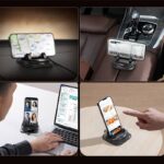 車載ホルダー スマホ車載ホルダー スマホスタンド  ダッシュボードホルダー スマホ全機種対応  スマホスタンド機能付き車載スマホホルダー  SKU:IPC05022024025 - 画像 (10)