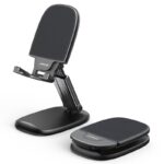 折れ畳式 スマホスタンド スマートフォン スタンド スマートフォンホルダー スマホアクセサリー黒色 SKU:IPC05022024028