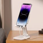 折れ畳式 スマホスタンド スマートフォン スタンド スマートフォンホルダー スマホアクセサリー黒色 SKU:IPC05022024028 - 画像 (9)