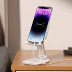 折れ畳式 スマホスタンド スマートフォン スタンド スマートフォンホルダー スマホアクセサリー黒色 SKU:IPC05022024028 - 画像 (7)