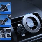 MagSafe対応 強磁力 車載ホルダー エアコン吹出口 強磁力 スマホホルダー ダッシュボードホルダー 超強吸着力 車載ホルダー 角度自由調節 全2種類  SKU:IPC05022024046 - Image 3