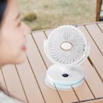 壁掛け扇風機 4000mAhバッテリー内蔵 5段階風量調整 卓上扇風機 アウトドア ファン ミニ扇風機 熱中症対策 全3色 SKU:IPC05022024056 - Image 20