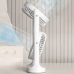 卓上扇風機  内臓バッテリー 卓上扇風機 360度角度自由調節 アウトドア ファン ミニ扇風機 熱中症対策  扇風機 white SKU:IPC05022024061 - Image 2