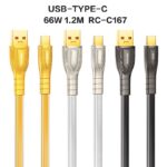 USB-A to Type-C快速充電ケーブル iPhone Lighting・type-c USB ケーブル 1.2M ナイロン素材 高耐久 断線防止 充電ケーブル  全3色 SKU:IPC05022024074 - Image 8