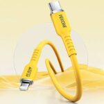 PD100W/20W/2.4A/6A USB-A to Type-C快速充電ケーブル iPhone Lighting・type-c USB ケーブル 1.2M シリコン素材 高耐久 断線防止 充電ケーブル  全4色 SKU:IPC05022024075 - 画像 (8)