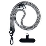 ストラップシート付属  紐 10mm 太め肩掛け  ストラップホルダー  携帯ストラップ ショルダーストラップ 携帯ショルダー 全55色 SKU:IPC05082024019 - Image 25