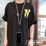 ストラップシート付属  紐 10mm 太め肩掛け  ストラップホルダー  携帯ストラップ ショルダーストラップ 携帯ショルダー 全55色 SKU:IPC05082024019 - Image 5
