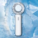 手持ち携帯扇風機 風量調整 2000mAH内臓バッテリー 卓上扇風機  68*56*170mmアウトドア ファン ミニ扇風機 熱中症対策 全3色 SKU:IPC05102024012 - Image 6