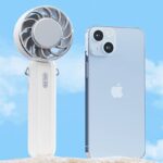 手持ち携帯扇風機 風量調整 2000mAH内臓バッテリー 卓上扇風機  68*56*170mmアウトドア ファン ミニ扇風機 熱中症対策 全3色 SKU:IPC05102024012 - Image 3