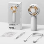 手持ち携帯扇風機 風量調整 4800mAH内臓バッテリー  卓上扇風機 アウトドア ファン ミニ扇風機 熱中症対策 全4色 SKU:IPC05102024014 - Image 14