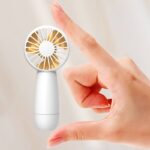 手持ち携帯扇風機 風量調整 4800mAH内臓バッテリー  卓上扇風機 アウトドア ファン ミニ扇風機 熱中症対策 全4色 SKU:IPC05102024014 - Image 2