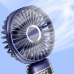 手持ち携帯扇風機 5段階風量調整  折れ畳式 卓上扇風機 アウトドア ファン ミニ扇風機 熱中症対策  全4色 SKU:IPC05102024015 - Image 10