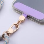 お持ちのスマホケースに挟むだけの簡単取り付け可能~  スマホストラップ用 背面 シールパッド ネックストラップ ストラップホルダー 多機種対応  全18色 SKU:IPC05112024006 - Image 2