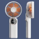 手持ち携帯扇風機 6段階風量調整 折れ畳式 卓上扇風機 アウトドア ファン ミニ扇風機 熱中症対策 全2色 SKU:IPC05112024008 - Image 3