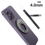 折り畳式 マグネット式 スマホ スタンド Magsafe対応 スマートフォン リングホルダースタンドホルダー 全18色 SKU:IPC05142024001 - Image 5