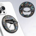 折り畳式 マグネット式 スマホ スタンド Magsafe対応 スマートフォン リングホルダースタンドホルダー 全18色 SKU:IPC05142024001 - Image 29