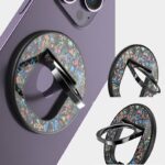 折り畳式 マグネット式 スマホ スタンド Magsafe対応 スマートフォン リングホルダースタンドホルダー 全18色 SKU:IPC05142024001 - Image 2
