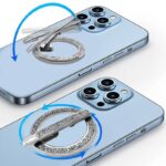 MagSafe対応 スマホスタンドホルダー 360度回転 マグネット式 マグセーフ iPhoneホルダー  角度調整 スタンド 全8色 SKU:IPC05222024026 - Image 3