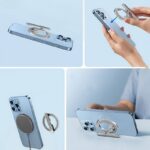 MagSafe対応 スマホスタンドホルダー 360度回転 マグネット式 マグセーフ iPhoneホルダー  角度調整 スタンド 全8色 SKU:IPC05222024026 - Image 5