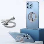 MagSafe対応 スマホスタンドホルダー 360度回転 マグネット式 マグセーフ iPhoneホルダー  角度調整 スタンド 全8色 SKU:IPC05222024026