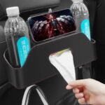 バックシート 収納ボックス  ティッシュ収納 ボトル収納  車内収納袋 後部座席収納バッグ 小物入れ 大容量 アクセサリー  全5色 SKU:IPC05232024012 - 画像 (2)