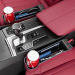 運転席用と助手席用 PU皮革 カーシート隙間収納ボックス 左右対応  LEDライト付き 車用サイド収納ボックス カー用品 PUレザー車シート収納ポケットサイド 左右対称 単個 全4色 SKU:IPC05232024014 - Image 3
