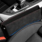 運転席用と助手席用 PU皮革 カーシート隙間収納ボックス 左右対応 車用サイド収納ボックス カー用品 PUレザー車シート収納ポケットサイド 左右対称 単個 全5色 SKU:IPC05232024015 - Image 5