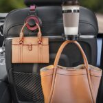折れ畳式 車載ウォーターカップホルダード 後部座席  ヘッドレストフック機能  車後部座席フックウォーターカップホルダー単個 全5色SKU:IPC05232024018 - Image 2