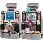 高級布製 バックシートポケット  カー用品 テーブル ドリンクホルダー  大量収納 バッグシート スマホ・タブレットも収納可能 簡単装着 単個  全2色 SKU:IPC05232024020