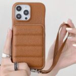 iPhone15 背面型ケース 15Pro PUレザー ケース iPhone15Pro max PU合成革 レザー ケース スマホケース 全8色 SKU:IPC05242024002 - Image 6