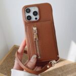 iPhone15 背面型ケース 15Pro PUレザー ケース iPhone15Pro max PU合成革 レザー ケース スマホケース 全8色 SKU:IPC05242024005 - Image 11