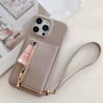 iPhone15 背面型ケース 15Pro PUレザー ケース iPhone15Pro max PU合成革 レザー ケース スマホケース 全8色 SKU:IPC05242024005 - Image 3