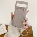 Google pixel  9pro 背面型 合成革 ケース Google pixel 9 PUレザーケース Google pixel 8  合成革ケース ケード収納可能 スマホケース 全8色 SKU:IPC05242024007 - Image 14