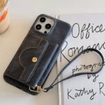 iPhone15 背面型ケース 15Pro PUレザー ケース iPhone15Pro max PU合成革 レザー ケース スマホケース 全8色 SKU:IPC05242024008 - Image 14