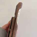 iPhone15 背面型ケース 15Pro PUレザー ケース iPhone15Pro max PU合成革 レザー ケース スマホケース 全8色 SKU:IPC05242024008 - Image 3