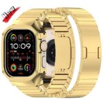 Apple watch Ultra1/2 バンド  ベルト 一体型 ステンレス製 Apple Watch 42/44/45/49mmバンド アップルウォッチ バンド 取付簡単 全4色 SKU:IPC05252024004 - 画像 (3)