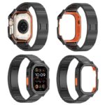 Apple watch Ultra1/2 バンド  ベルト 一体型 ステンレス製 Apple Watch 42/44/45/49mmバンド アップルウォッチ バンド 取付簡単 全4色 SKU:IPC05252024004 - 画像 (13)