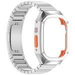 Apple watch Ultra1/2 バンド  ベルト 一体型 ステンレス製 Apple Watch 42/44/45/49mmバンド アップルウォッチ バンド 取付簡単 全4色 SKU:IPC05252024004 - 画像 (4)