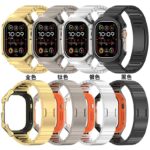 Apple watch Ultra1/2 バンド  ベルト 一体型 ステンレス製 Apple Watch 42/44/45/49mmバンド アップルウォッチ バンド 取付簡単 全4色 SKU:IPC05252024004 - 画像 (11)