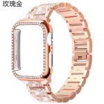 38/40/41mm Apple watch バンド キラキラアップルウォッチ バンド メタル製 42/44/45/49mmバンド カバー付き無し 取付簡単  全7色  SKU:IPC05252024009 - Image 6