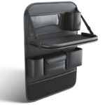 多機能収納バッグ 防水防汚 小物入れ バックシートポケット カー用品 テーブル ドリンクホルダー 大量収納 バッグシート スマホ・タブレットも収納可能 簡単装着 単個 全2種類 SKU:IPC05302024004 - Image 2