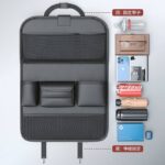 多機能収納バッグ 防水防汚 小物入れ バックシートポケット カー用品 テーブル ドリンクホルダー 大量収納 バッグシート スマホ・タブレットも収納可能 簡単装着 単個 全2種類 SKU:IPC05302024004 - Image 7
