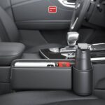 運転席用と助手席用 PU皮革 カーシート隙間収納ボックス 左右対応 車用サイド収納ボックス カー用品 PUレザー車シート収納ポケットサイド 左右対称 単個 Black SKU:IPC05302024006 - Image 7