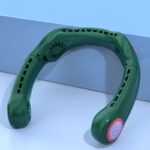 携帯扇風機 ネッククーラー 3段階調整 首かけ扇風機 ファンレスファン ハンズフリー扇風機 5000mAh内臓バッテリー 角度調節可能 USB充電式首かけ携帯扇風機 ネックファン 全4色 SKU:IPC05302024022 - 画像 (2)