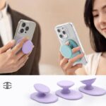 Magsafe対応 スマホグリップ スマホスタンド グリップホルダー 超強力磁石搭載 落下防止 携帯スタンド ぷにぷにシリコンスマホグリップ マグセーフ対応 全8色 SKU:IPC06022024001