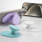 Magsafe対応 スマホグリップ スマホスタンド グリップホルダー 超強力磁石搭載 落下防止 携帯スタンド ぷにぷにシリコンスマホグリップ マグセーフ対応 全8色 SKU:IPC06022024001 - Image 2