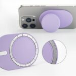 Magsafe対応 スマホグリップ スマホスタンド グリップホルダー 超強力磁石搭載 落下防止 携帯スタンド ぷにぷにシリコンスマホグリップ マグセーフ対応 全8色 SKU:IPC06022024001 - Image 7